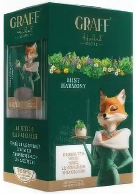 Чай трав'яний Graff М'ятна Гармонія Mint Harmony30 г (15 шт. по 2 г)